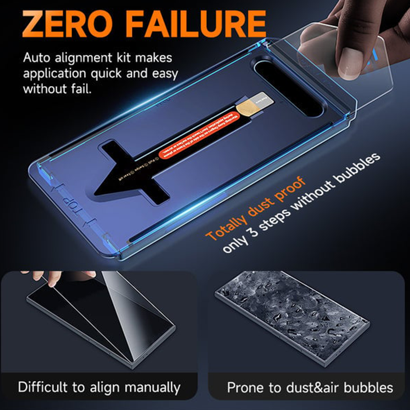 📱2026 New Samsung Screen Protector - Dust Free Without Bubbles
