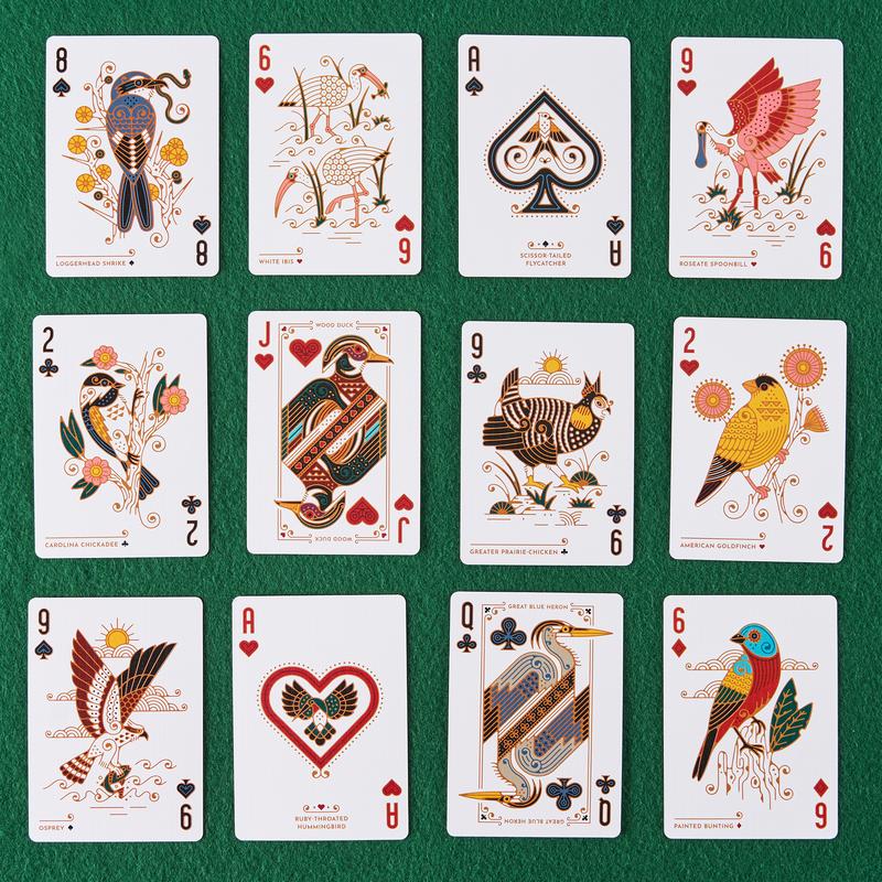 Bird in the Hand Playing Cards