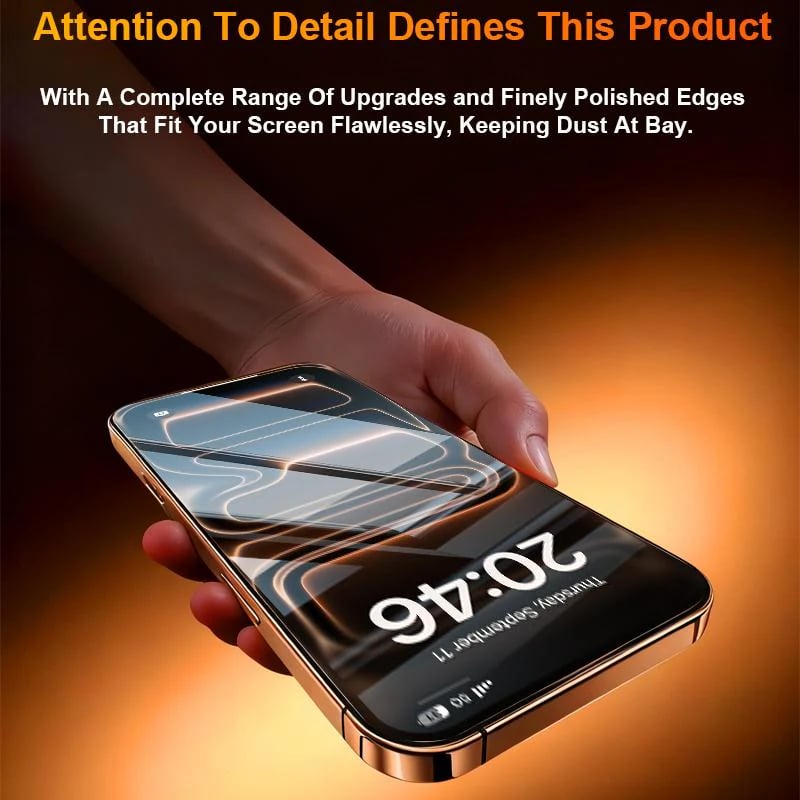 📱2026 New Screen Protector For iPhone -Fingerprint-Proof Dust Free Without Bubbles