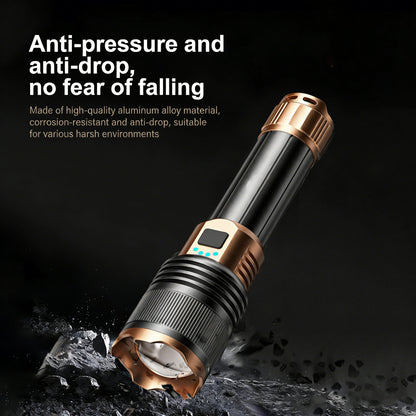 🔦 Rechargeable Outdoor Long-Range Ultra-Bright Laser Flashlight