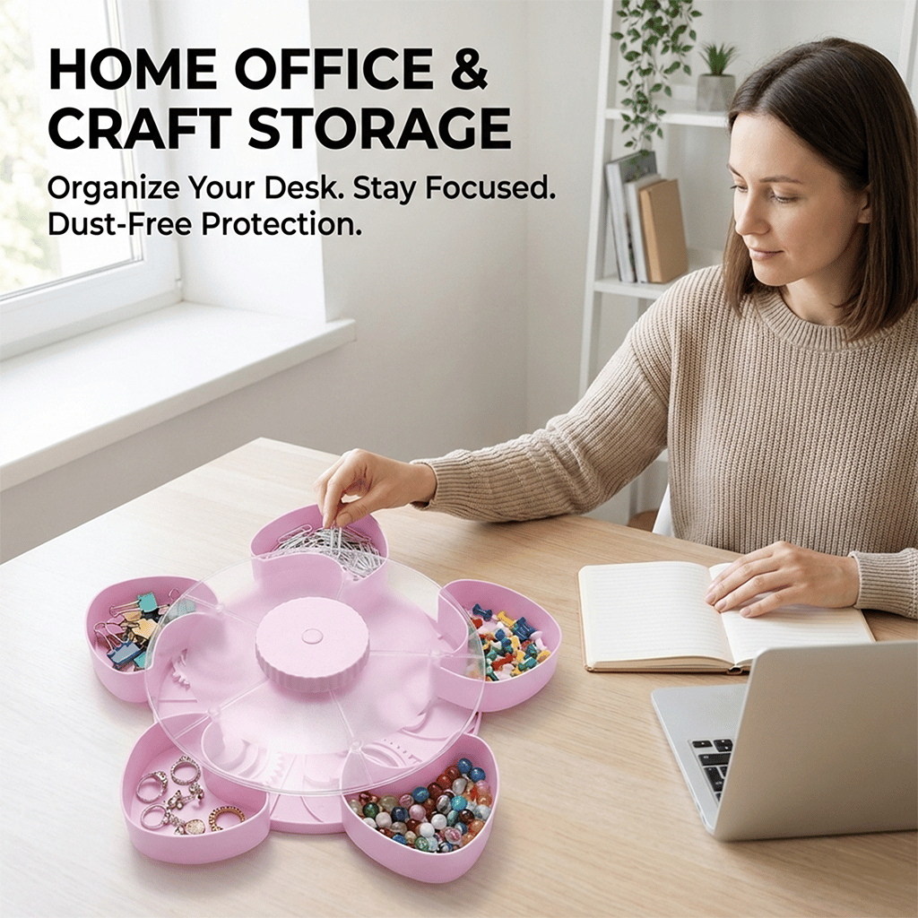 Divided Spin and Snack Serving Tray