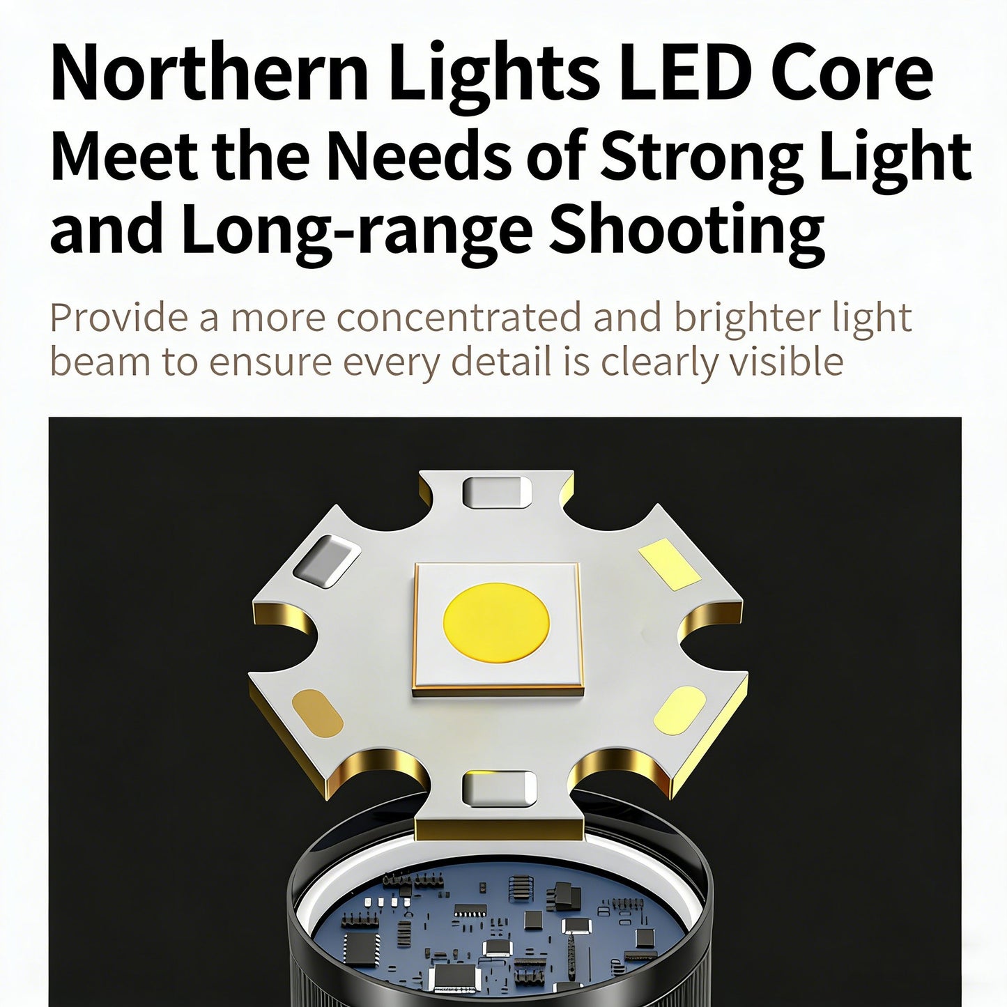 🔦 Rechargeable Outdoor Long-Range Ultra-Bright Laser Flashlight