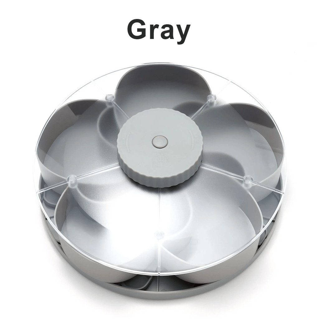 Divided Spin and Snack Serving Tray