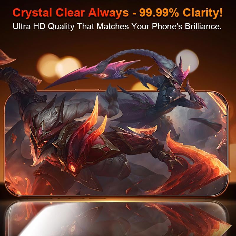 📱2026 New Screen Protector For iPhone -Fingerprint-Proof Dust Free Without Bubbles