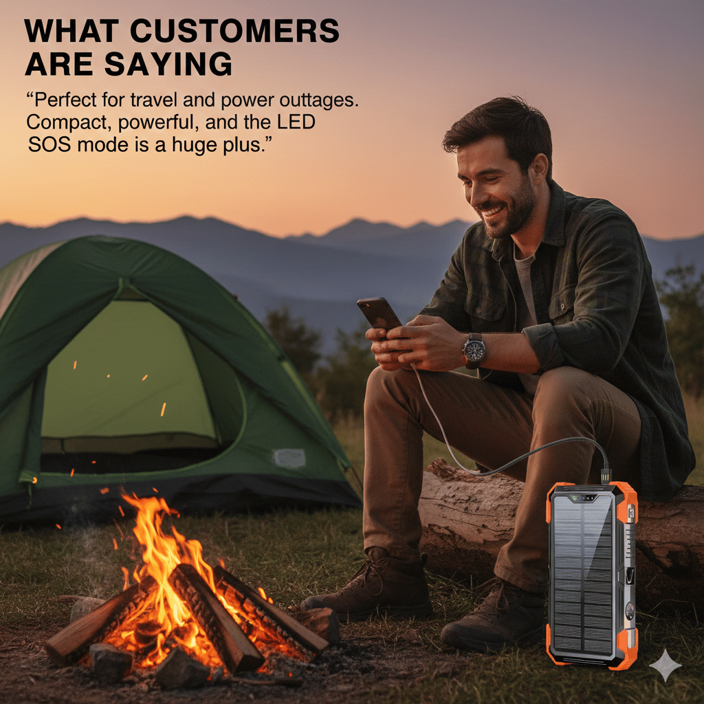 42800 mAh Solar Charger Power Bank Wireless Charger