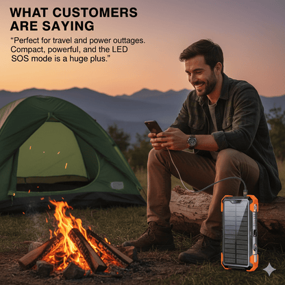 42800 mAh Solar Charger Power Bank Wireless Charger